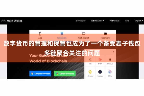 数字货币的管理和保管也成为了一个备受麦子钱包多链聚合关注的问题