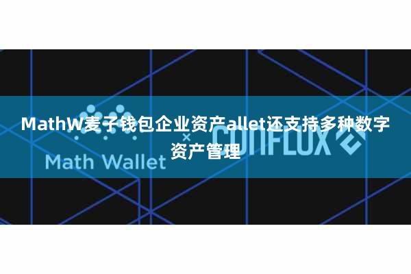 MathW麦子钱包企业资产allet还支持多种数字资产管理